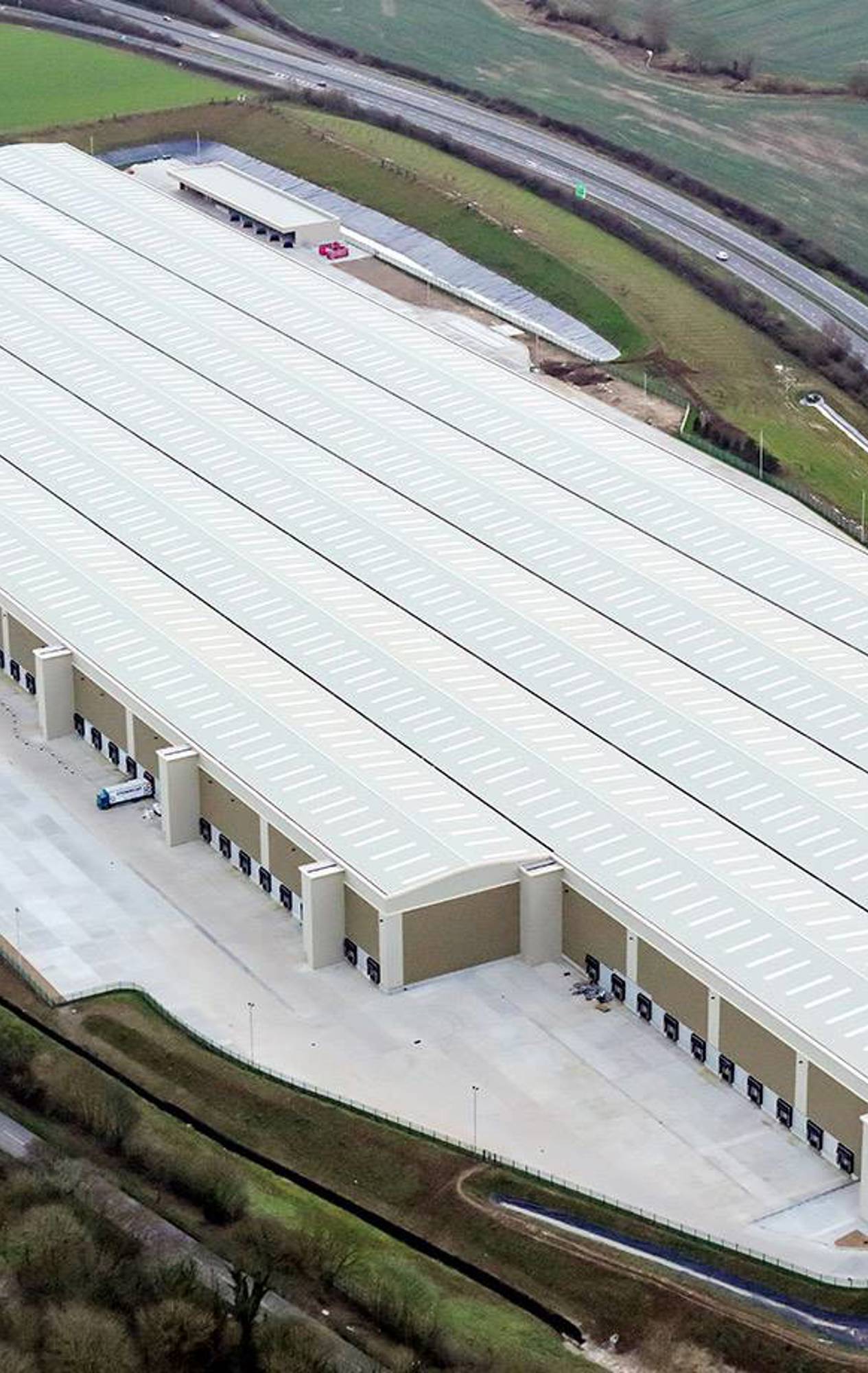 Aerial Of Progress At Industrial Project Thunderbird Islip